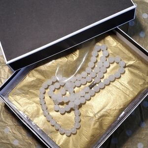 White Jade Beads Necklace